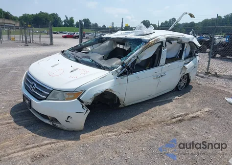 2012 Honda Odyssey Exl из США, поврежденный, VIN 5FNRL5H61CB033681